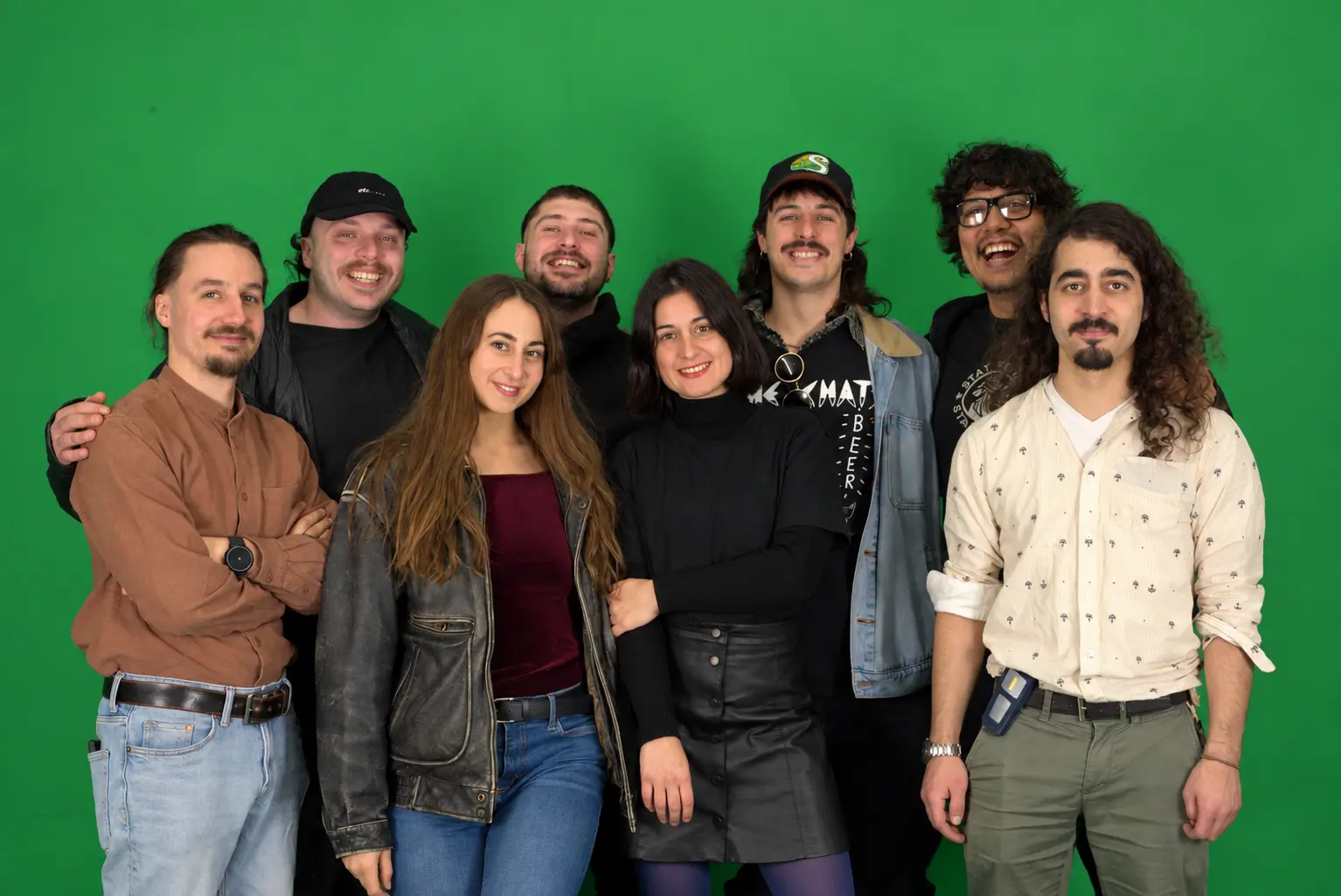 Das Team von Sector 7G in seinem Studio